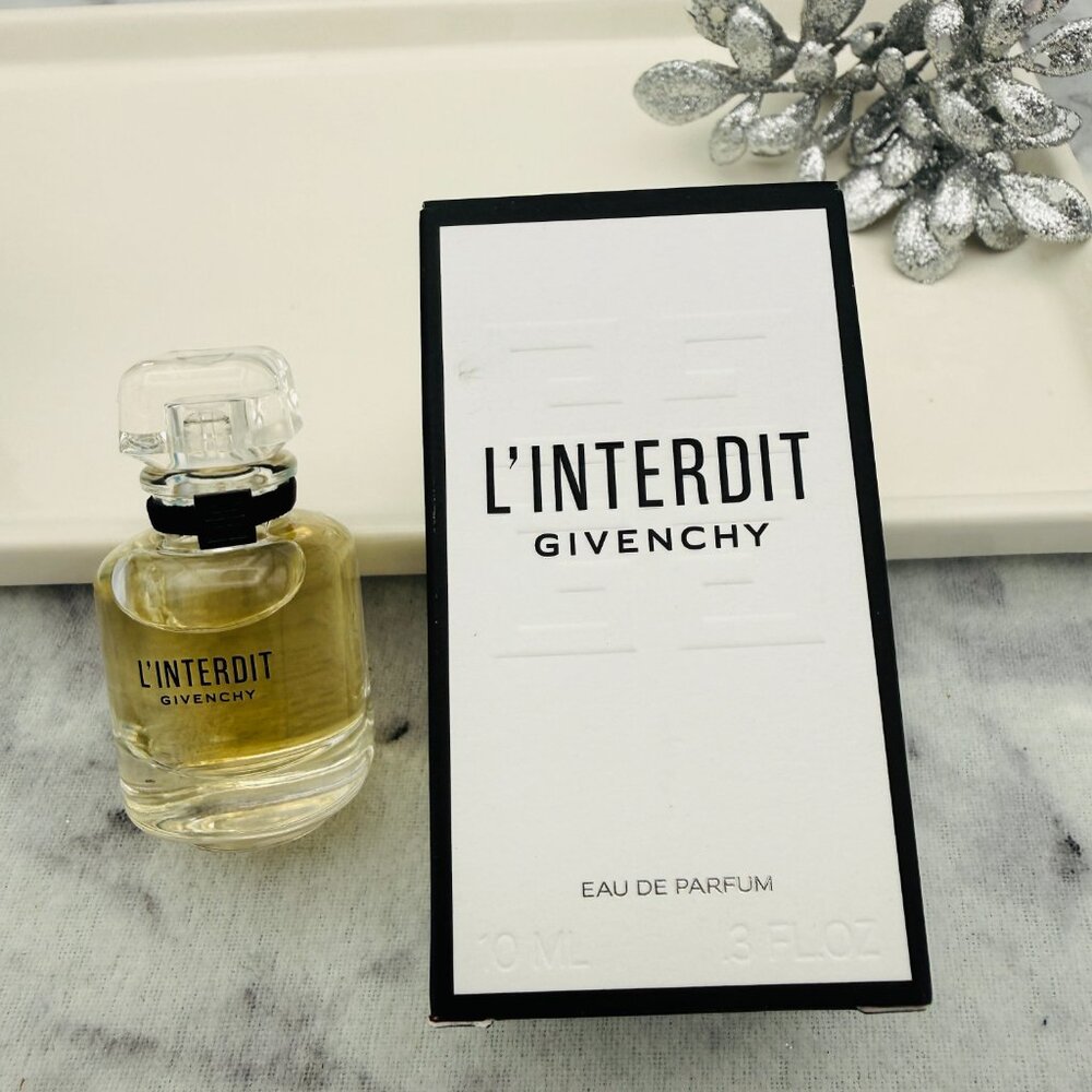 Givenchy L’Interdit EDP White Floral Patchouli-Travel Size 10ml,0.3oz-BOXED-NEW - Picture 6 of 10